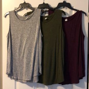 Lot of 3 Old Navy sweater tanks